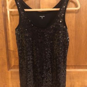 Garnet Hill Sequenced Two piece dress / skirt NWT